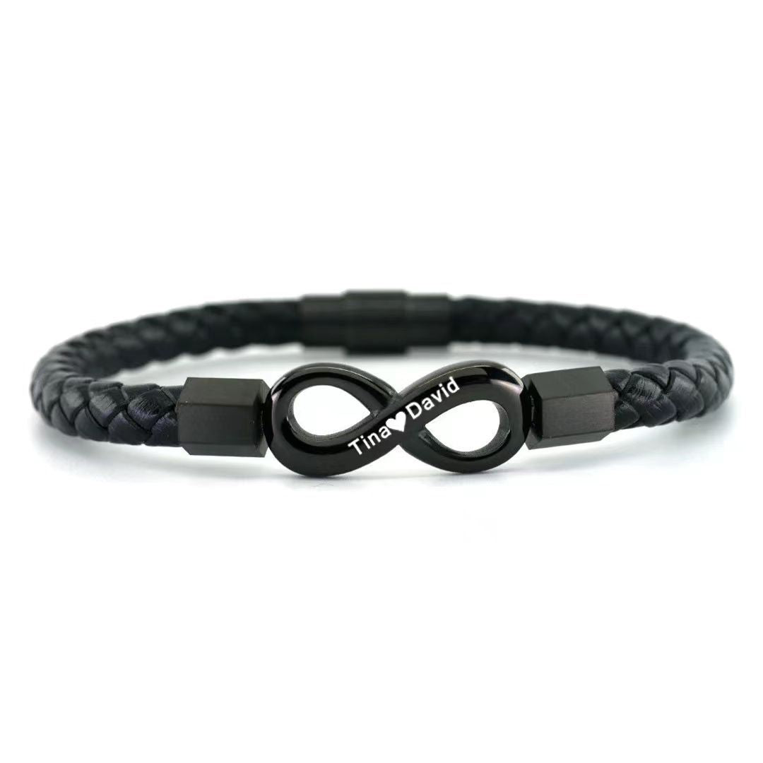 Gepersonaliseerde Infinity Armband | 1+1 Gratis